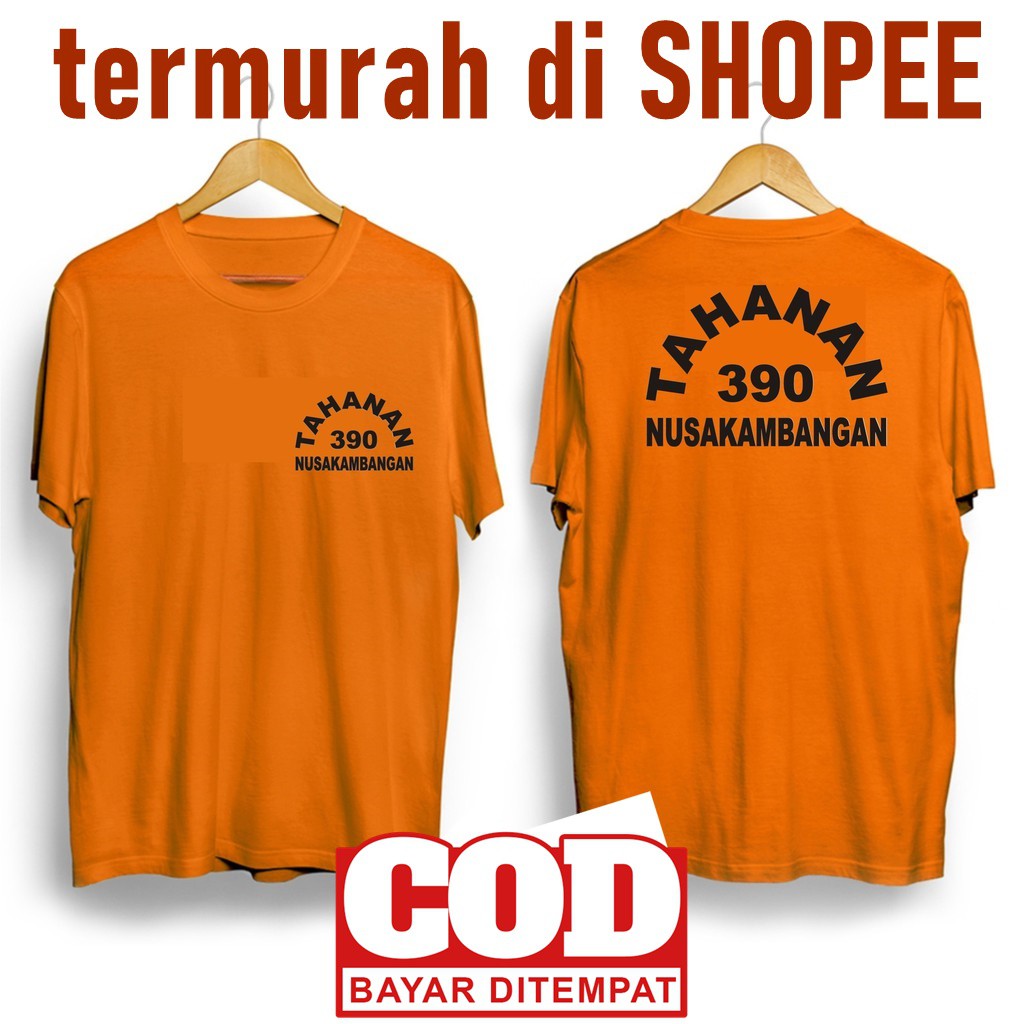 Jual Promo Kaos Tahanan Nusakambangan 390 Penjara Sangar Lapas Sel