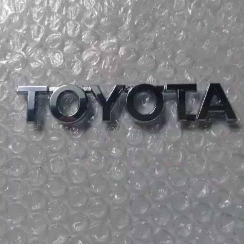 Jual Emblem Tulisan Toyota Dengan Lem M Shopee Indonesia