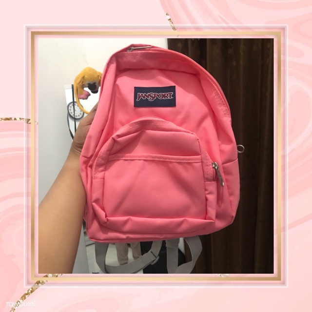 Jansport half shop pint pink