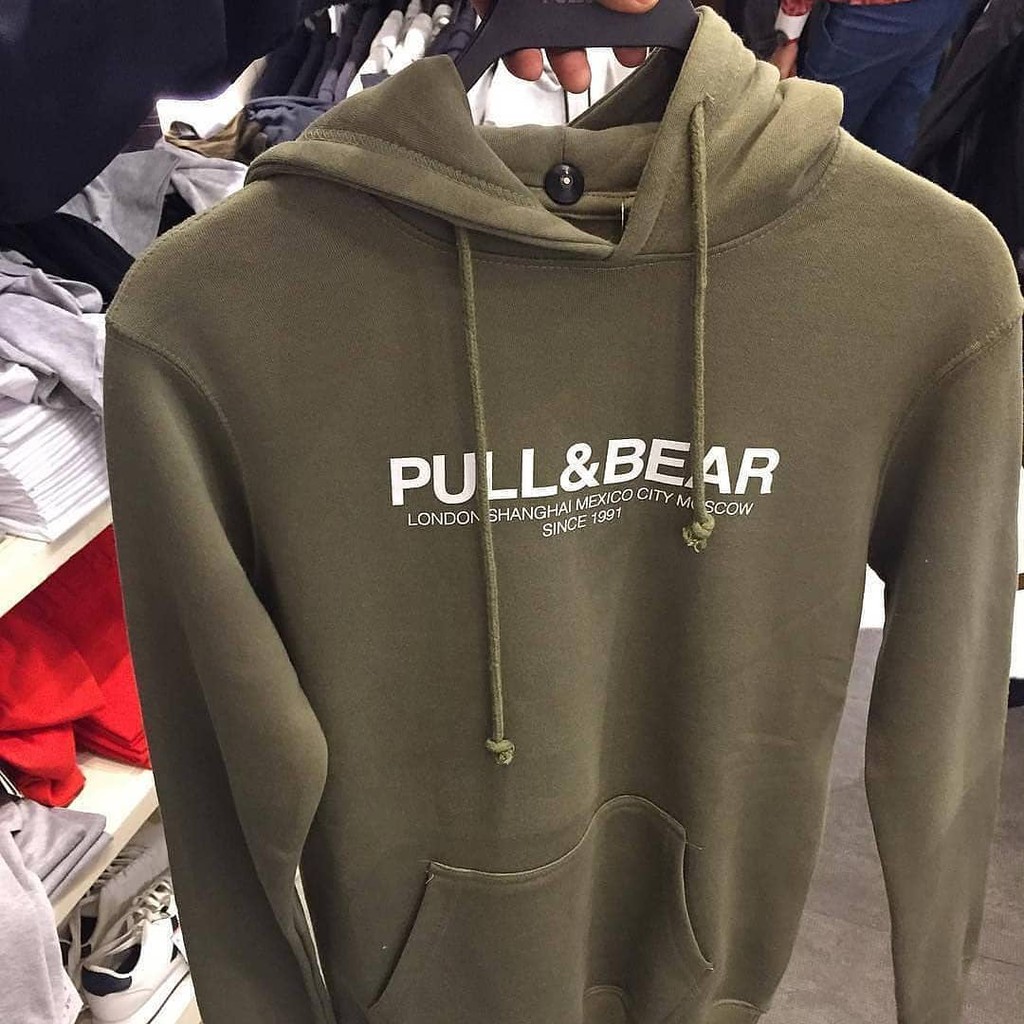 Jaket hoodie outlet pull and bear