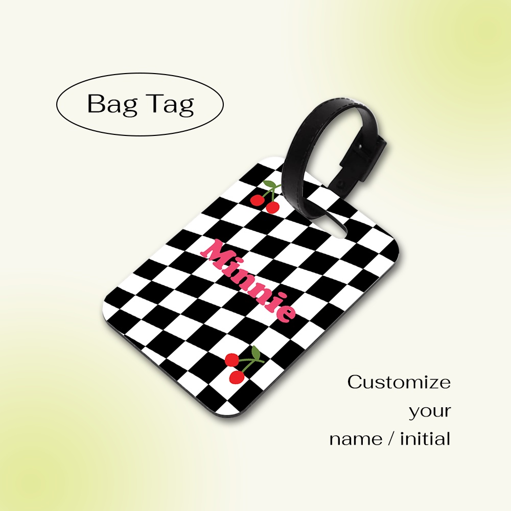 Jual Feragatha Custom Name Tag Bag Tag Tas Koper Motif Pattern Cheeky