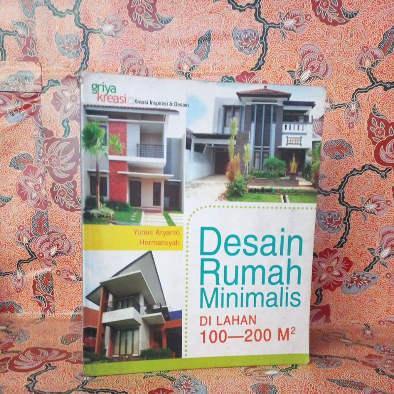 Jual Buku Arsitek Desain Rumah Minimalis Di Lahan M Shopee