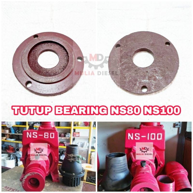 Jual Tutup Bearing Lahar Penahan Pompa Air Irigasi NS80 NS100 NS 80 NS ...