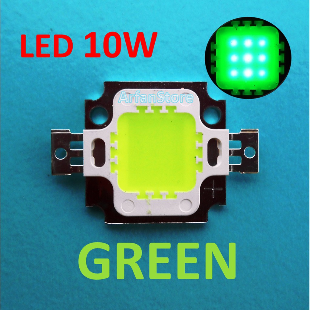 Jual Promo High Power Led W Green Hpl Chip Led Hijau Shopee Indonesia