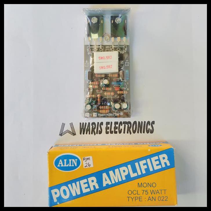 Jual KIT POWER AMPLI AMPLIFIER OCL MONO 75WATT | Shopee Indonesia