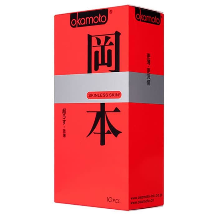 Jual Condom Okamoto Skinless Skin Super Thin (10 Sachet) | Shopee Indonesia