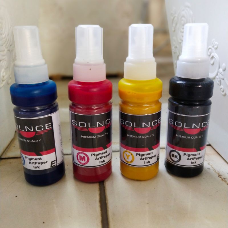 Jual tinta art paper premium solnce 100ml aman di printhead | Shopee ...