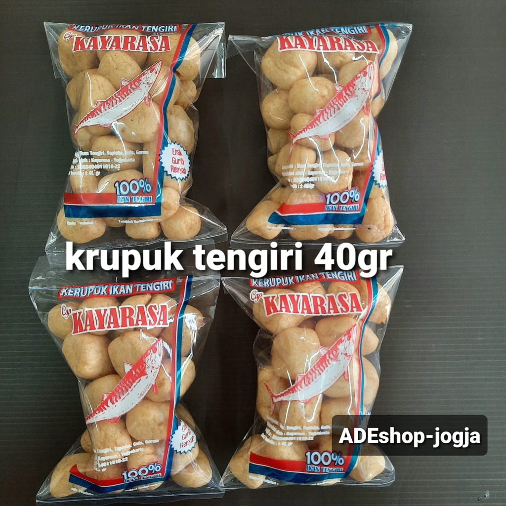 Jual Kerupuk Ikan Tengiri Kayarasa Krupuk Tenggiri 40 Gr Shopee Indonesia