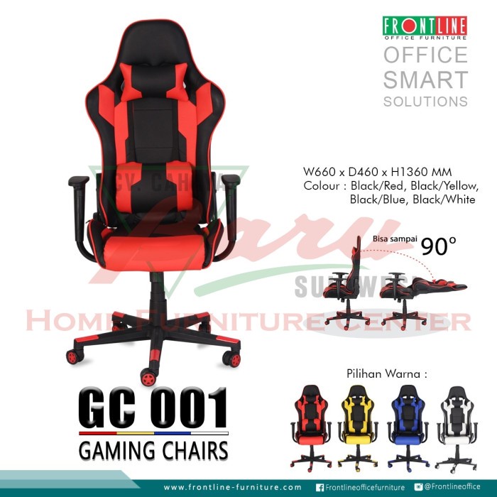 Jual Kursi Frontline Gaming Chair GC001 - KHUSUS MAKASSAR | Shopee
