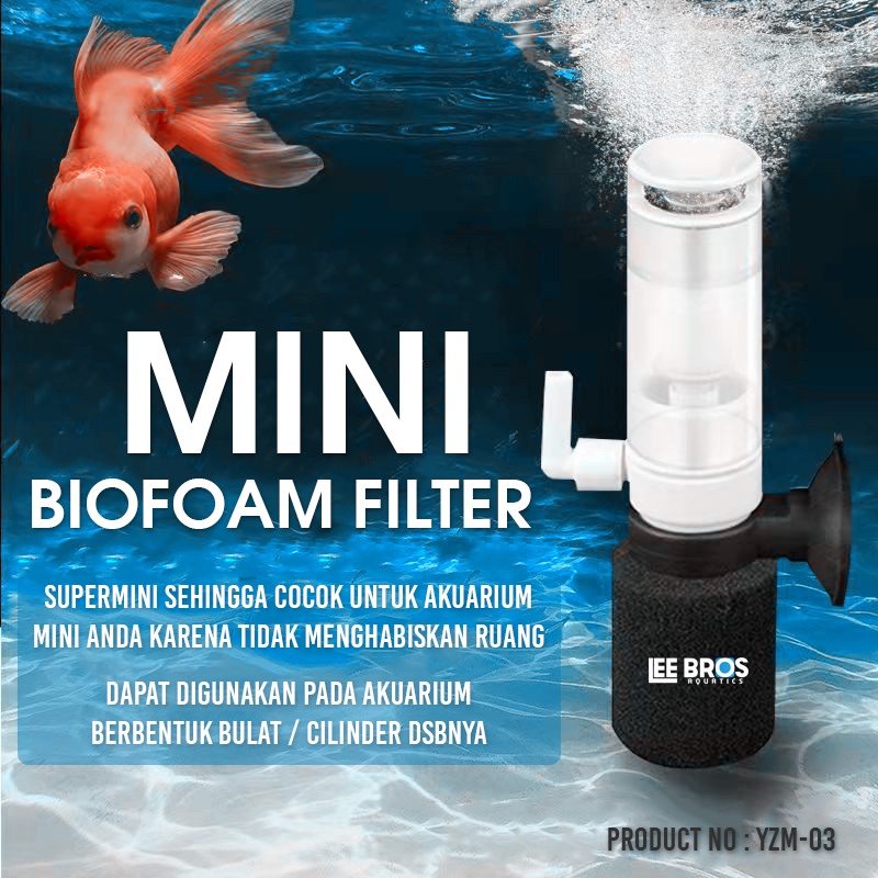 Jual Filter Aquarium Mini / Mini Filter Akuarium / Sponge Biofoam