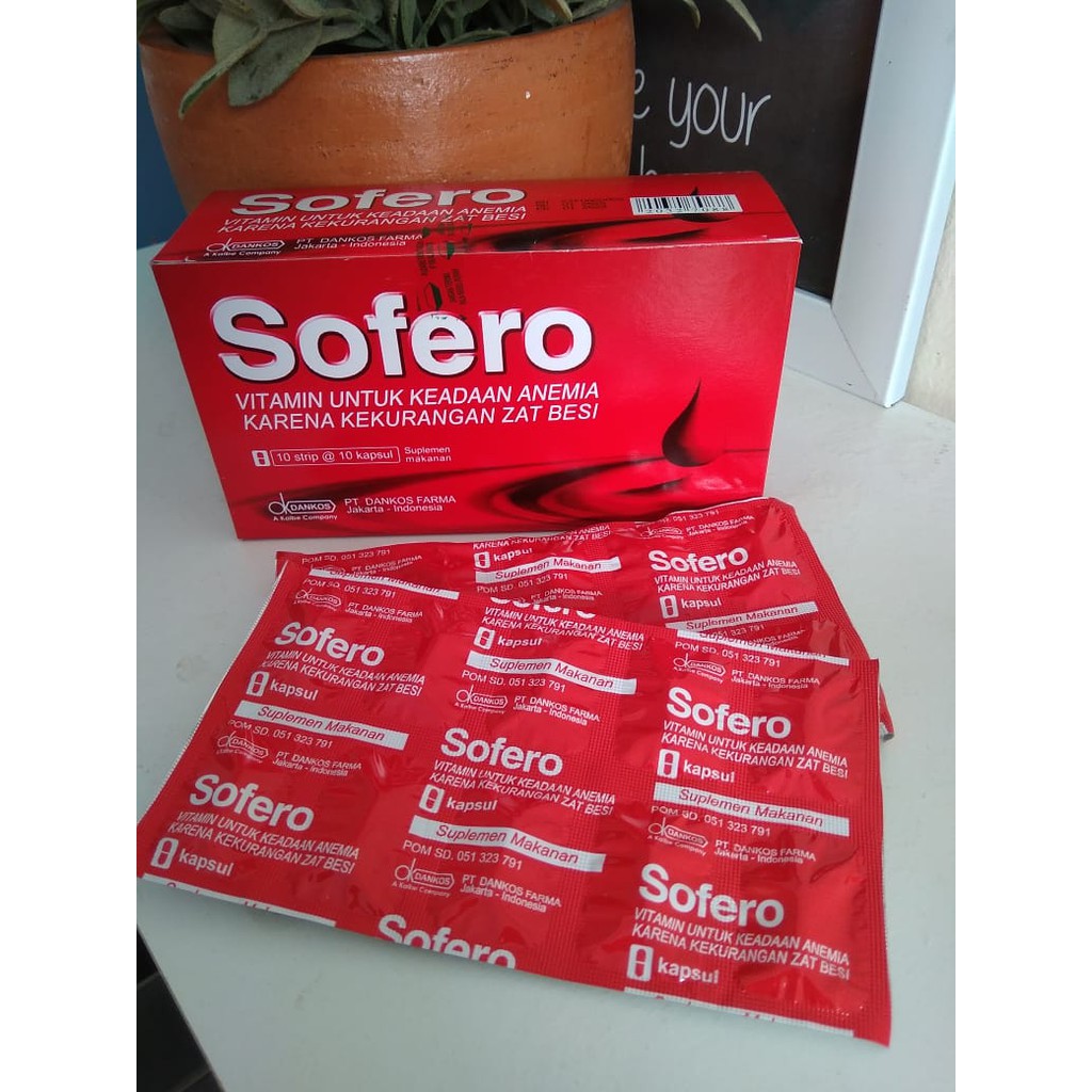 Jual Sofero vitamin anemia zat besi multivitamin | Shopee Indonesia