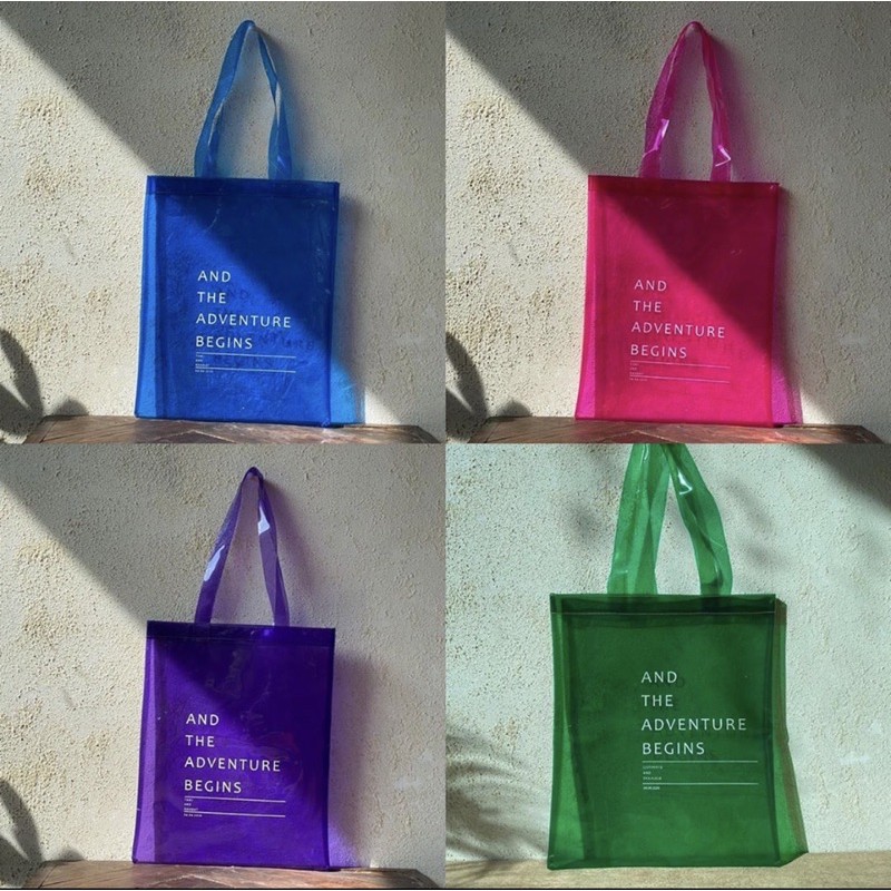 Tote bag plastik discount transparan