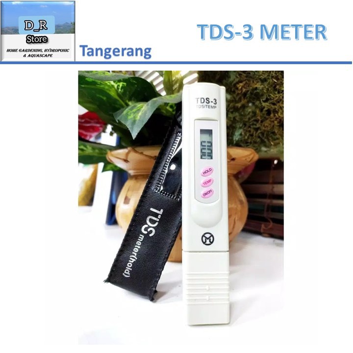 TDS-3 METER - Alat Ukur Kualitas Air untuk Hidroponik