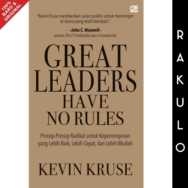 Jual Buku Great Leaders Have No Rules - KEVIN KRUSE | Shopee Indonesia