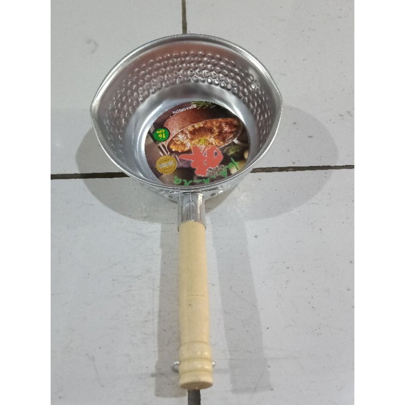 Jual Panci Mie Rebus Sauce Pan 20cm 18cm Alumunium Gagang Kayu