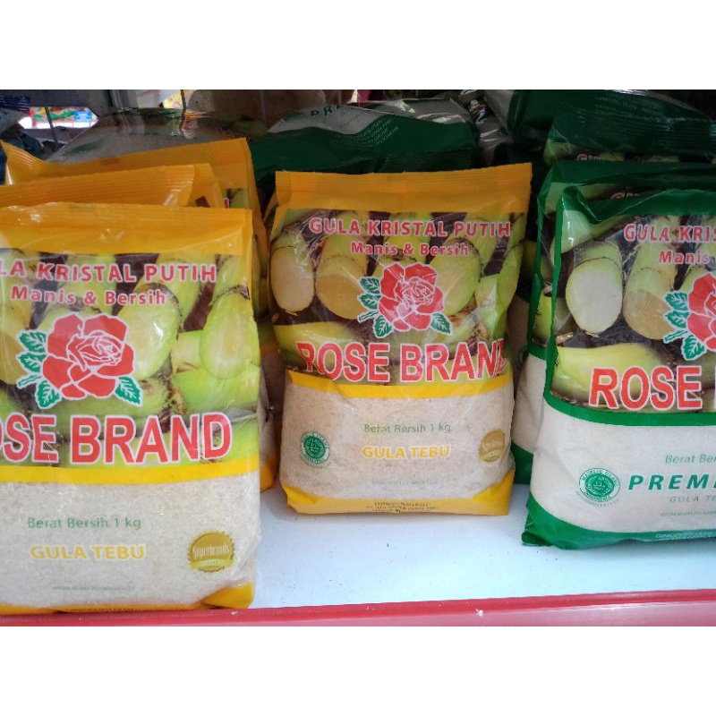 Jual LIVE DISKON 50% GULA PASIR KEMASAN 1 KG / GULA ROSE BRAND / GULA