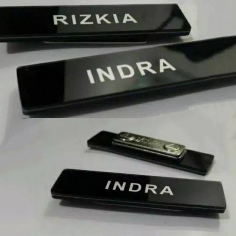 Jual Nama Dada Papan Nama Dada Name Tag Nama Dada Magnet Nama Magnet Nametag Magnet Nama Dada