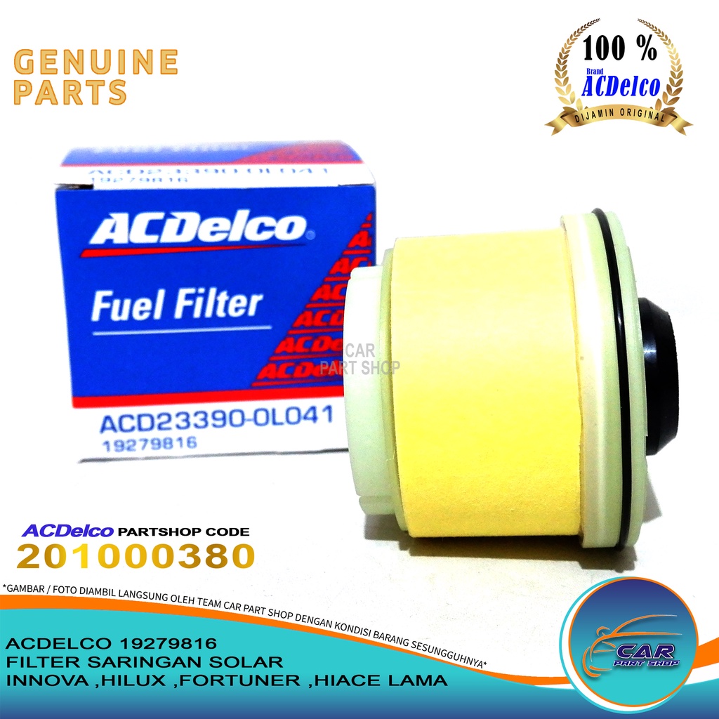 Jual FUEL FILTER SARINGAN SOLAR INNOVA, HILUX, FORTUNER, HIACE, PAJERO ...