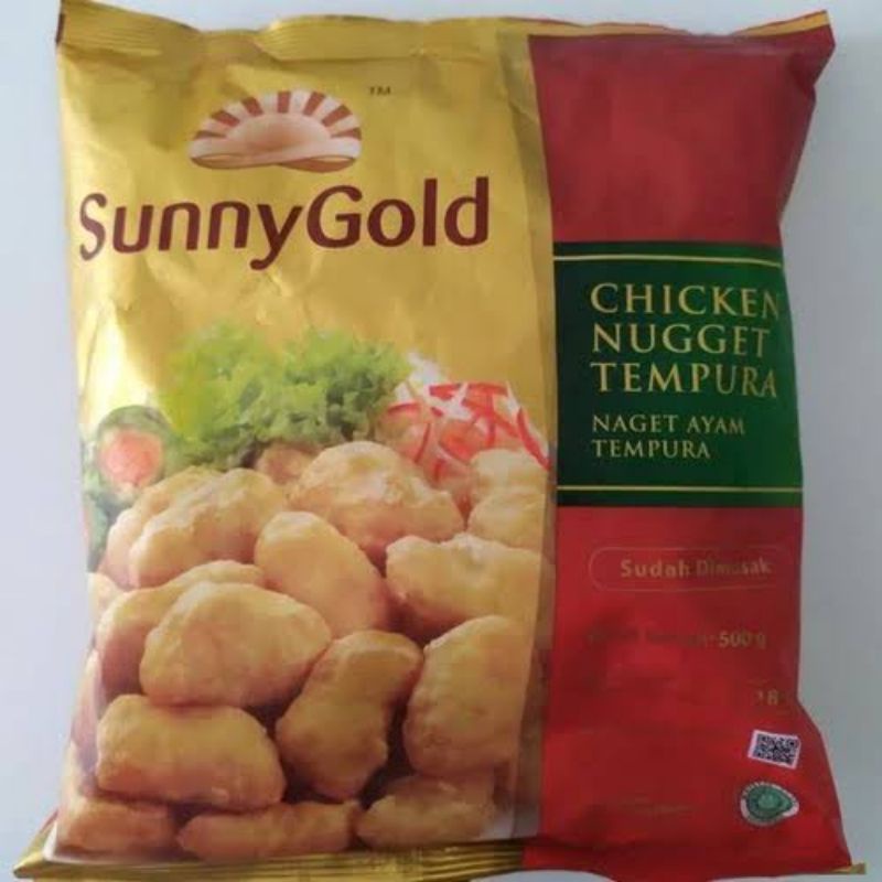 Jual Sunny Gold Chicken Nugget Tempura 500gram Sunnygold Shopee Indonesia 4548