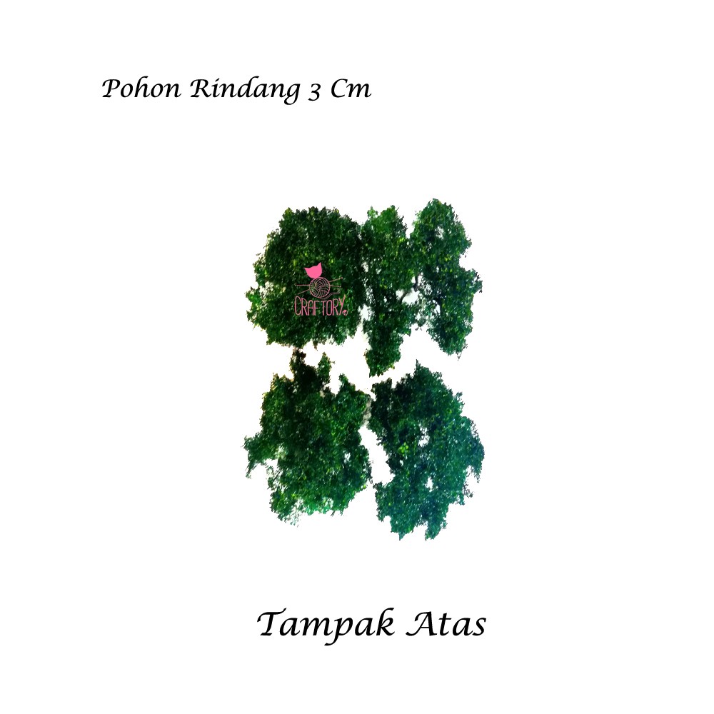 Jual MAKET POHON RINDANG / Diorama Pohon Rindang - 3 cm isi 4 | Shopee ...