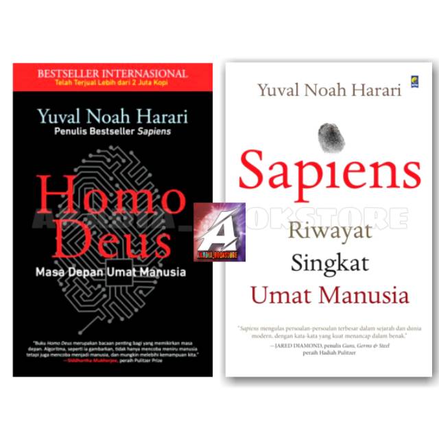 Jual Paket Buku Yuval Noah Harari - SAPIENS dan HOMO DEUS | Shopee ...