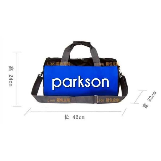 Jual PROMO DUFFLE BAG/TAS OLAHRAGA/ TAS GYM/ TAS SPORT PARKSON MURAH MERIAH  - BLACK SIZE S | Shopee Indonesia