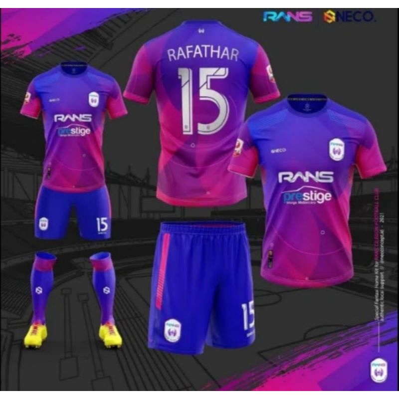 Jual JERSEY SULTAN RANS CILEGON FC 2021 GRATIS NAMA & NO. PUNGGUNG ...