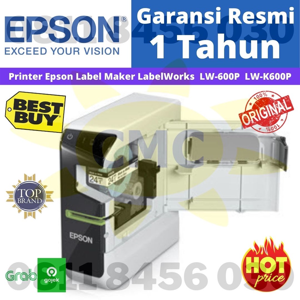 Jual Epson LabelWorks LW 600P Bluetooth PC Connectable Label Printer