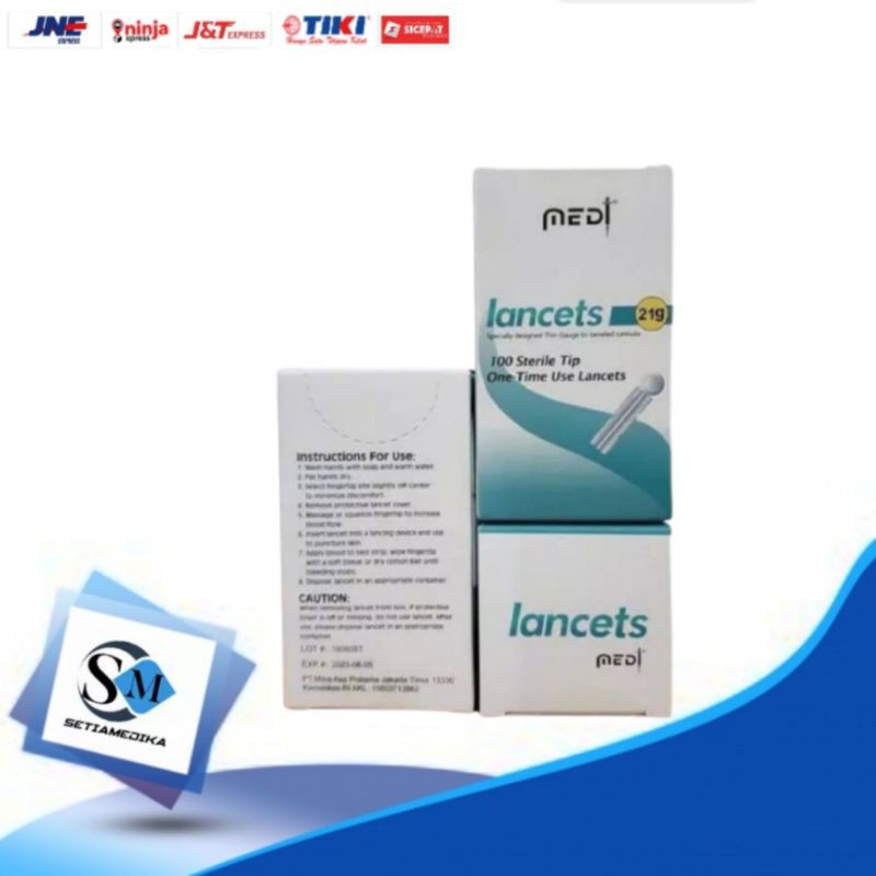 Jual Medilance blood lancet 21g / jarum bekam isi 100pcs | Shopee Indonesia