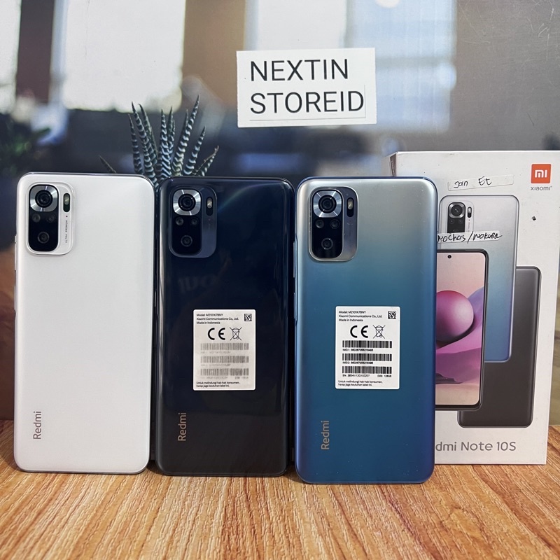 Jual XIAOMI REDMI NOTE 10s 6/64 // 8/128 BEKAS MULUS ORIGINAL | Shopee ...
