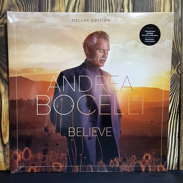 Jual LP ANDREA BOCELLI - BELIEVE | Shopee Indonesia