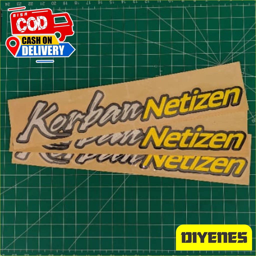 Jual Sticker Cutting Kroban Netizen, Sticker Cutting Menyala | Shopee ...