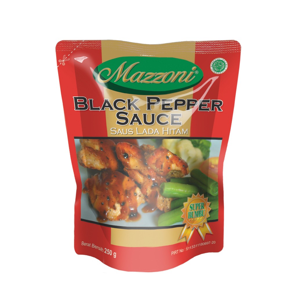MAZONI SAUS LADA HITAM 250G