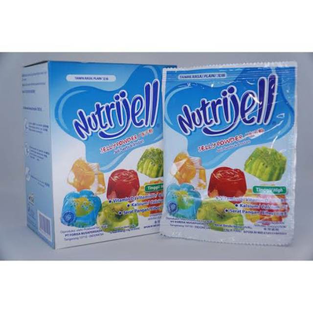 Jual Nutrijell agar agar rasa plain kemasan 15gr | Shopee Indonesia