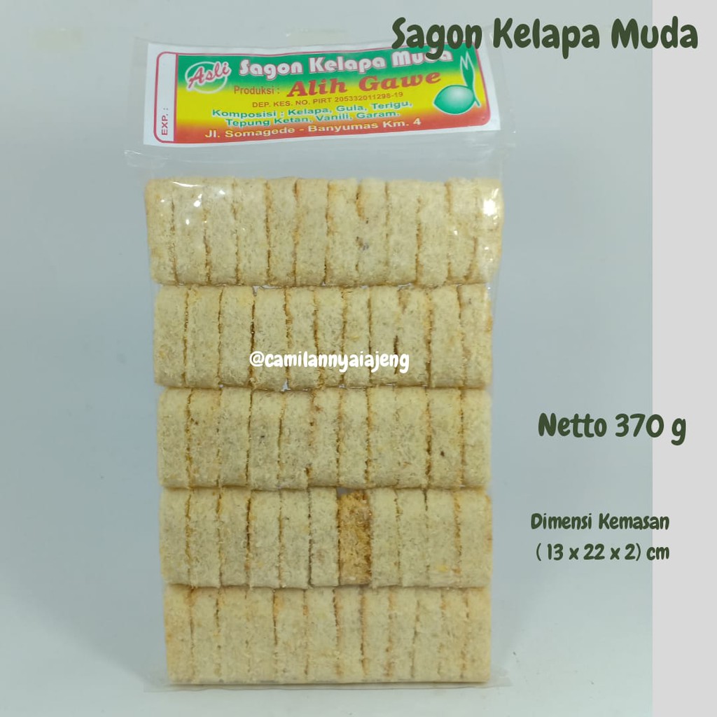 Jual Kue Sagon Ketan Kelapa Muda Mini Camilan Tradisional Asli Khas ...