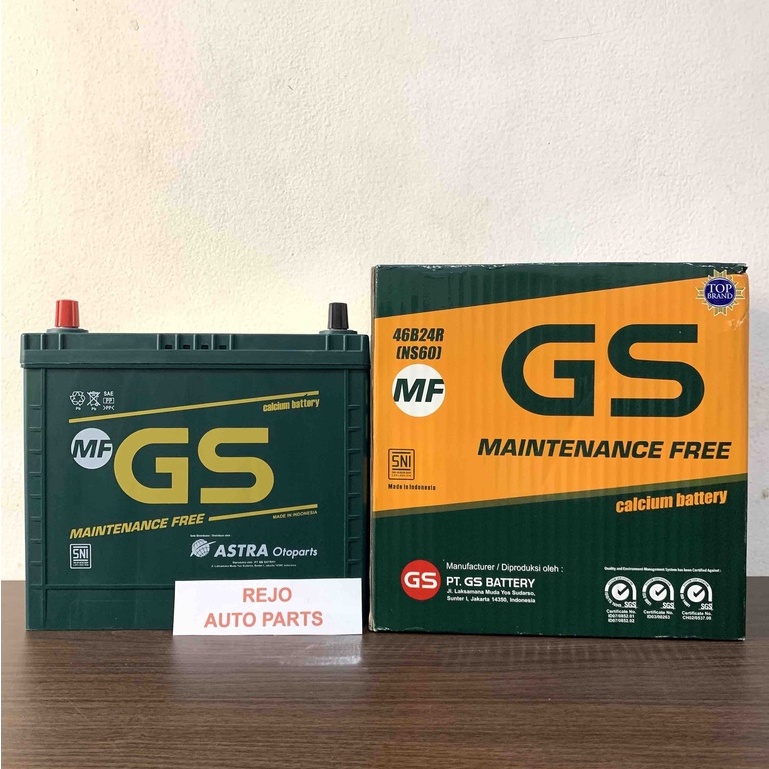 Jual Aki Gs Mf Kering Astra Ns 60ns 60lns 60ls Shopee Indonesia