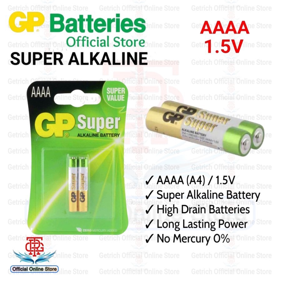 Jual Baterai Batre Battery AAAA A4 1.5V Alkaline E96 LR61 Stylus Pen ...