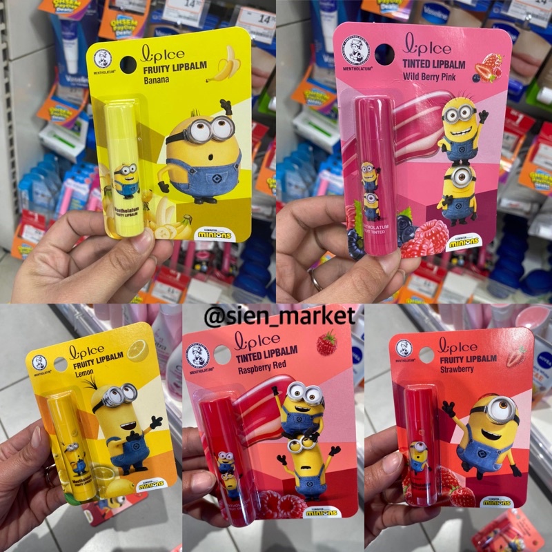 Jual MINIONS LIP ICE MINIONS MINION PAPOY DISNEY LIPBALM FRUTIY BA ...