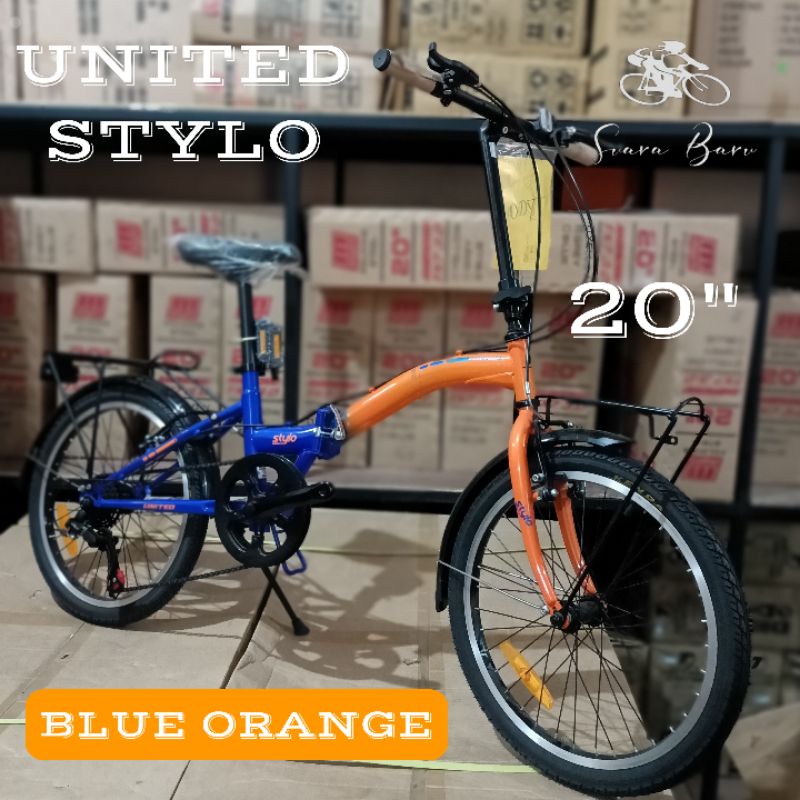 Jual Sepeda Lipat United Stylo 20 inch | Shopee Indonesia