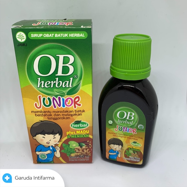 Jual OB Herbal Junior Anak Sirup 60ml | Shopee Indonesia