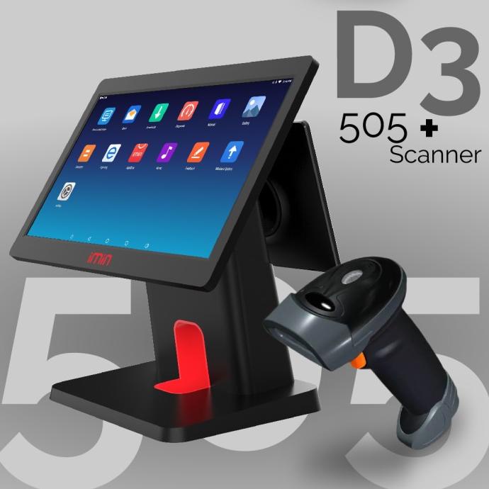 Jual Mesin Kasir Android Desktop Imin D Paket Scanner Shopee