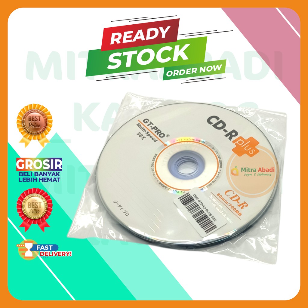 Jual (10 PCS) CD-R PLUS GT PRO | Shopee Indonesia
