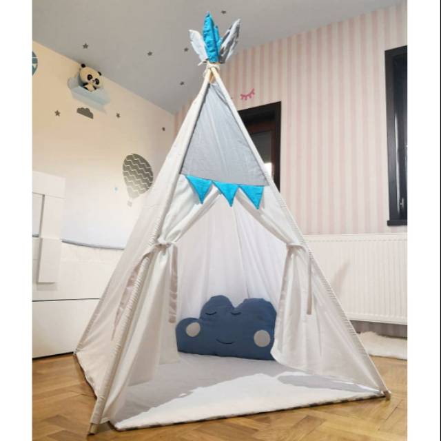 B. Toys B.Teepee Tenda Gioco Per Bambini - Con Luci Magiche, Facile Da Montare, 11 Pezzi, Dimensioni 100x40x140 Cm - 2