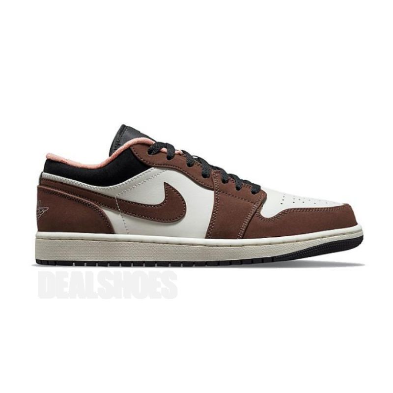 Jual Nike Air Jordan 1 Low Mocha Brown Light Chocolate Crimson Bliss