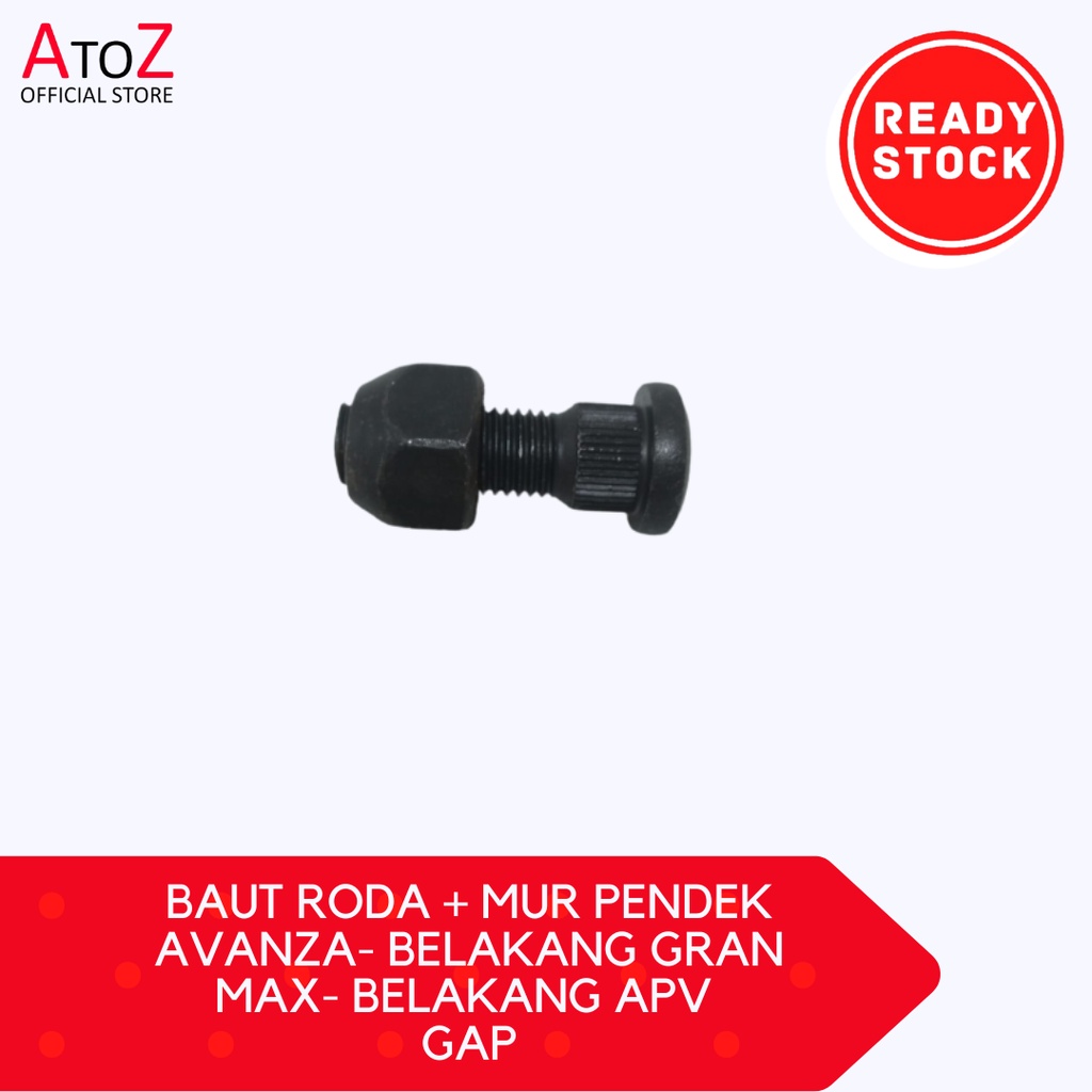 Jual Baut Roda Mur Pendek Avanza Belakang Gran Max Belakang Apv Gap Shopee Indonesia