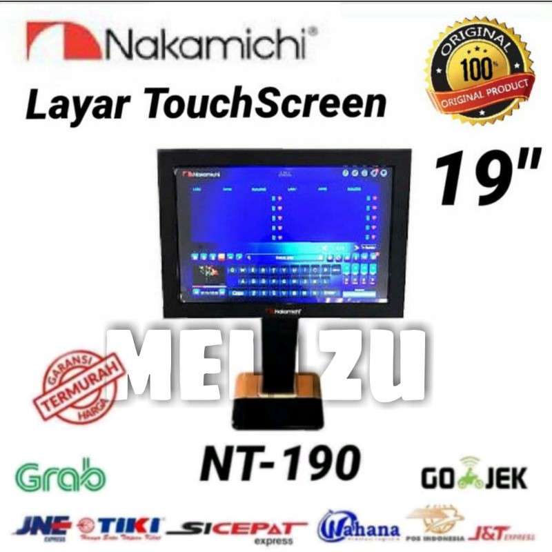 Jual Layar Monitor Touchscreen Nakamichi Nt 190 Original 19 Inch