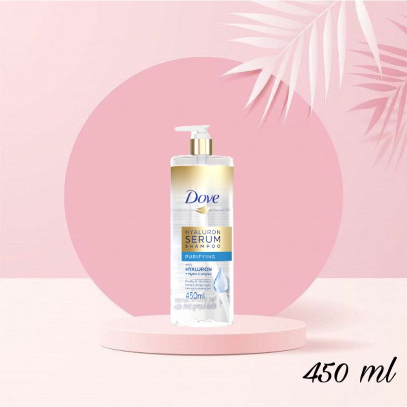 Jual DOVE HYALURON SERUM SHAMPOO PURIFYING & HYDRATING RAMBUT KERING
