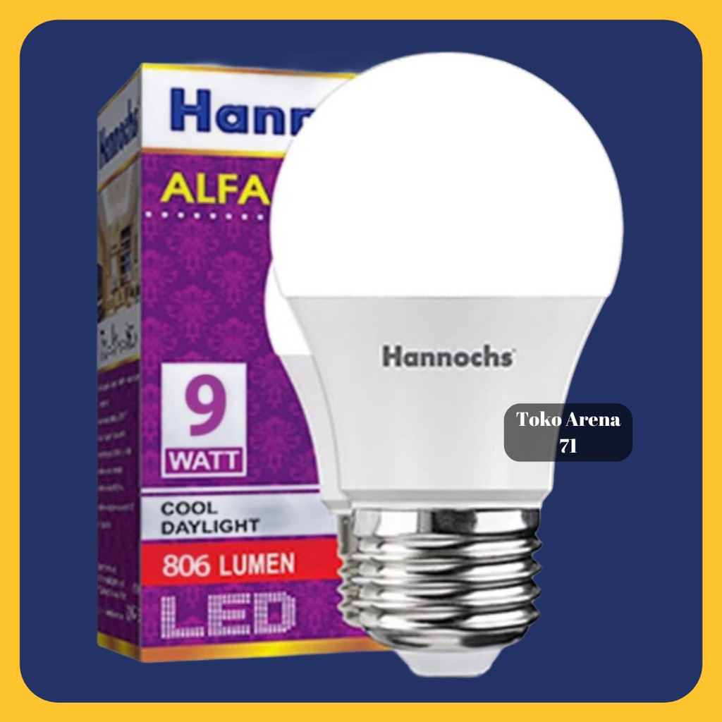 Jual Lampu Led Hannochs Alfa 9W 9 Watt Putih | Shopee Indonesia