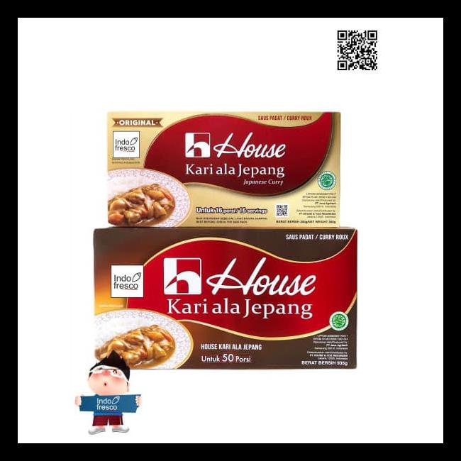 Jual HOUSE JAPANESE CURRY ROUX BUMBU KARI ALA JEPANG HALAL 300 G