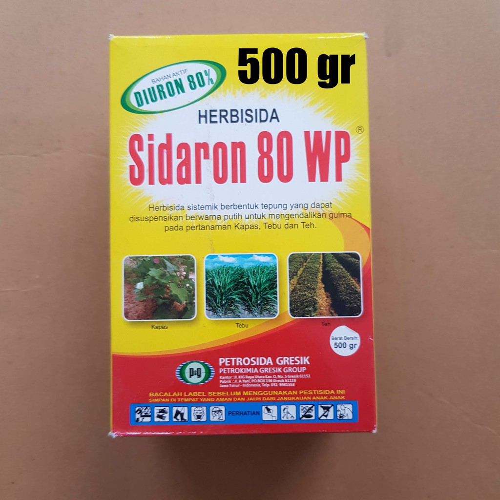 Jual Herbisida Racun Rumput Obat Gulma Sidaron 80 WP 500gr | Shopee ...